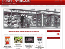 Tablet Screenshot of binder-schramm.at